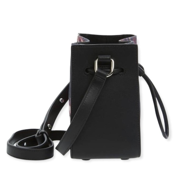 Vintage Philip Lim 3.1 Mini Shoulder Bag Floral Leather/Denim Pastel 8.5 x 7 x 4 - Picture 10 of 12